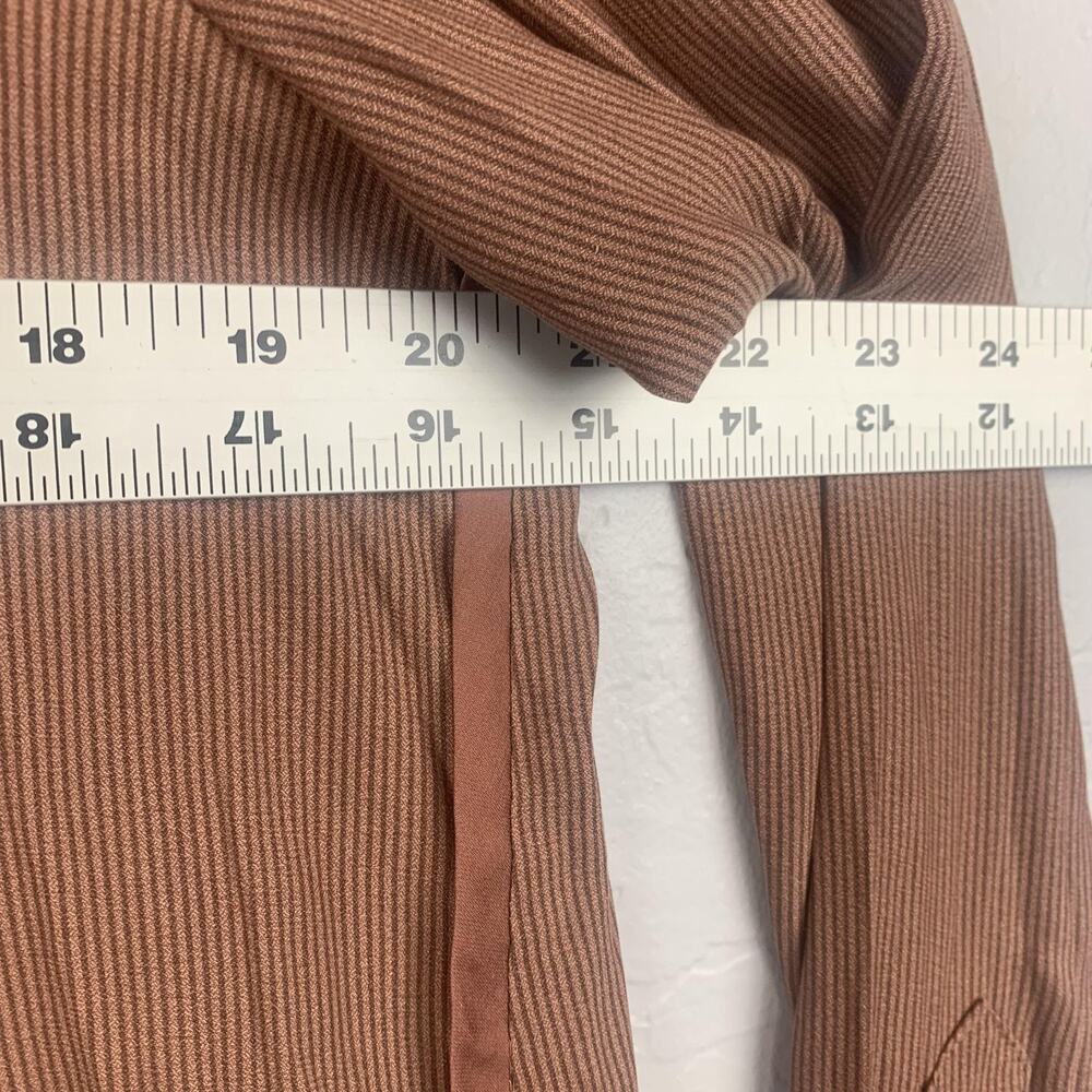 Free People Shirt Womens Medium Brown Henley Tunic Long Sleeve Boho Top - Picture 7 of 9